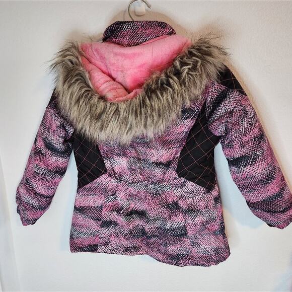 Free Country Girl's Pink XS 5 / 6 Snow Flurry Boarder Jacket - Picture 4 of 7